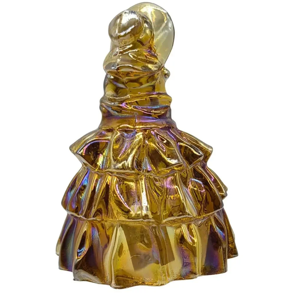Wheaton Glass 1960’s AMBER Carnival Glass Southern Belle